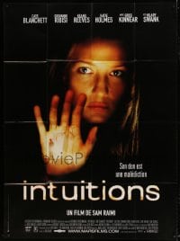 8f655 GIFT French 1p 2001 different creepy c/u of Cate Blanchett with image in her hand, Intuitions!