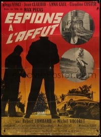 8f679 HEAT OF MIDNIGHT French 1p 1966 Max Pecas's Espions a l'affut, cool crime montage!