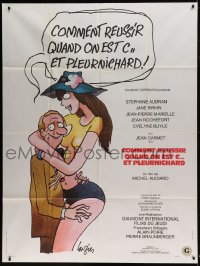 8f684 HOW TO MAKE GOOD WHEN ONE IS A JERK & A CRYBABY style B French 1p 1974 sexy Louzier art!