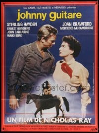 8f708 JOHNNY GUITAR French 1p R1980s Joan Crawford, Sterling Hayden, Nicholas Ray classic!