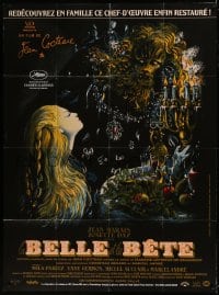 8f722 LA BELLE ET LA BETE French 1p R2013 from Jean Cocteau's classic fairy tale, cool Malcles art!