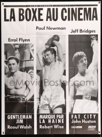 8f723 LA BOXE AU CINEMA French 1p 1990s Errol Flynn, Paul Newman, Jeff Bridges, all boxing!