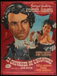 8f743 LES AVENTURES DE CASANOVA Part I French 1p 1947 Cinart art of Georges Guetary & Aime Clariond!