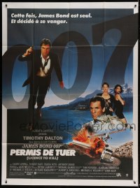 8f750 LICENCE TO KILL French 1p 1989 Timothy Dalton as James Bond, he's out for revenge!