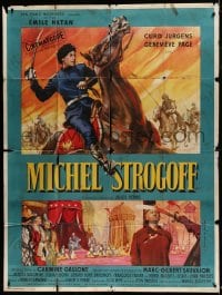8f773 MICHAEL STROGOFF style A French 1p 1956 written by Jules Verne, great art by Arnaldo Putzu!