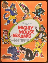 8f776 MIGHTY MOUSE ET SES AMIS French 1p 1970s great cartoon art of Paul Terry's best creations!