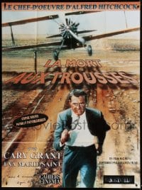 8f800 NORTH BY NORTHWEST French 1p R1990s Cary Grant & cropduster, Alfred Hitchcock classic!