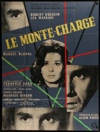 8f812 PARIS PICK-UP style B French 1p 1963 Le Monte-Charge, Robert Hossein, Lea Massari, cool!