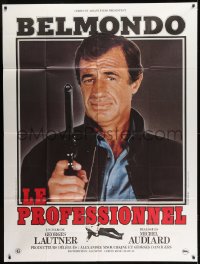8f841 PROFESSIONAL white French 1p 1981 Georges Lautner's Le Professionnel, Jean-Paul Belmondo!