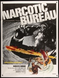 8f846 PUPPET ON A CHAIN French 1p 1972 Jean Mascii art, Alistair MacLean novel, Narcotic Bureau!