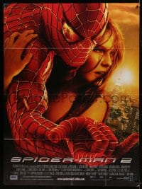 8f909 SPIDER-MAN 2 French 1p 2004 Tobey Maguire, Kirsten Dunst as Mary Jane, Marvel Comics, Raimi!