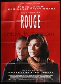 8f935 THREE COLORS: RED French 1p 1994 Kieslowski's Trois couleurs: Rouge, Irene Jacob, Trintignant