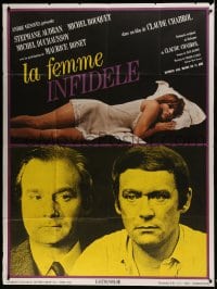 8f961 UNFAITHFUL WIFE French 1p 1970 Claude Chabrol's La Femme Infidele, sexy Stephane Audran!
