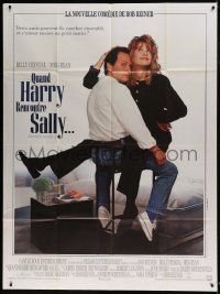 8f980 WHEN HARRY MET SALLY French 1p 1989 great romantic image of Billy Crystal & Meg Ryan!