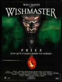 8f985 WISHMASTER French 1p 1998 Robert Englund, Wes Craven, cool different horror art!