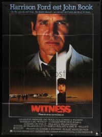 8f986 WITNESS French 1p 1985 big city cop Harrison Ford in Amish country, directed by Peter Weir!