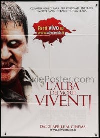 8f282 DAWN OF THE DEAD advance Italian 1p 2004 Zack Snyder horror remake, different zombie image!