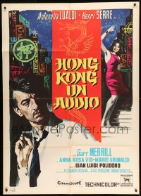 8f303 FAREWELL TO HONG KONG Italian 1p 1963 De Seta art of Henri Serre & sexy Antonella Lualdi!