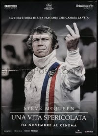 8f436 STEVE MCQUEEN THE MAN & LE MANS Italian 1p 2015 documentary of his car racing obsession!