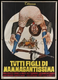8f147 ITALIAN GRAFFITI Italian 2p 1973 Italian spoof comedy about the Roaring '20s, wacky art!