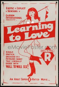 8g751 LEARNING TO LOVE Aust 1sh 1970s a frivolous bawdy tale liberally dosed with wall to wall sex1