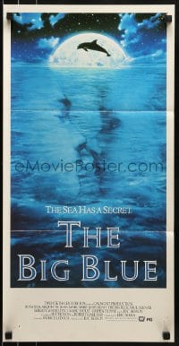 8g792 BIG BLUE Aust daybill 1988 Luc Besson's Le Grand Bleu, cool romantic ocean image!