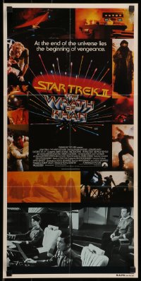 8g977 STAR TREK II Aust daybill 1982 The Wrath of Khan, Leonard Nimoy, William Shatner
