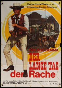 8g492 LONG DAYS OF VENGEANCE German 33x47 1967 Giuliano Gemma, spaghetti western, different!