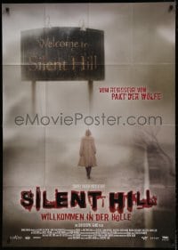 8g501 SILENT HILL German 33x47 2006 Christoph Gans directed, image of creepy mouthless girl!