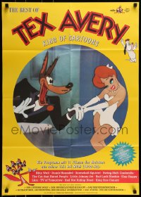 8g531 BEST OF TEX AVERY German 1980s the Wolf leers at Red Hot Riding Hood, Droopy!