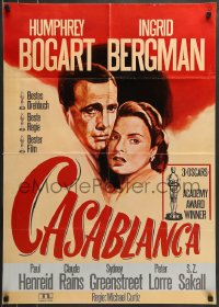 8g543 CASABLANCA German R1972 Humphrey Bogart, Ingrid Bergman, Michael Curtiz classic!