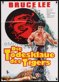 8g574 DRAGON ON FIRE German 1981 Godfrey Ho, Dragon Lee, wild martial arts art!