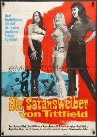8g586 FASTER, PUSSYCAT! KILL! KILL! German 1967 Russ Meyer, Tura Satana, Haji, sexy superwomen!