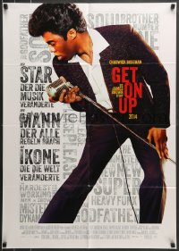 8g600 GET ON UP advance German 2014 great image of Chadwick Boseman as James Brown!