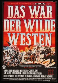 8g629 HOW THE WEST WAS WON Cinerama German 1963 John Ford, 24 great stars in mightiest adventure!
