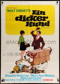 8g665 MY DOG THE THIEF German 1969 Walt Disney, wacky art of St. Bernard in box!