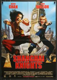 8g702 SHANGHAI KNIGHTS German 2003 Jackie Chan & Owen Wilson in martial arts western, different!
