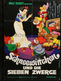 8g705 SNOW WHITE & THE SEVEN DWARFS German R1970s Walt Disney animated cartoon fantasy classic