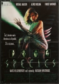 8g707 SPECIES German 1995 sexy alien Natasha Henstridge, Kingsley, sci-fi/horror, our time is up!