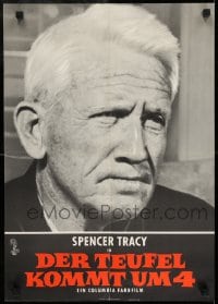 8g477 DEVIL AT 4 O'CLOCK German 16x23 1961 super close-up portrait of Spencer Tracy!