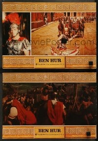 8g102 BEN-HUR 2 German LCs R1970s Stephen Boyd, chariots, William Wyler classic religious epic!