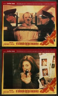 8g020 SILENCE OF THE LAMBS 2 Mexican LCs 1991 Jodie Foster, Anthony Hopkins, cop Charles Napier!