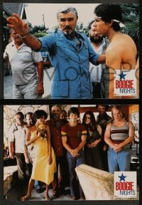8g121 BOOGIE NIGHTS 12 French LCs 1997 Burt Reynolds, Julianne Moore, Wahlberg as Dirk Diggler!