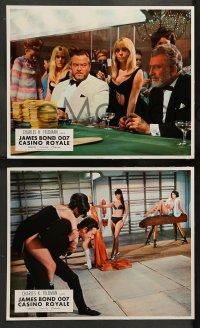 8g190 CASINO ROYALE 8 style A French LCs 1967 all-star James Bond spy spoof, David Niven!