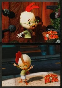8g262 CHICKEN LITTLE 6 French LCs 2005 Walt Disney animation, the end is near!