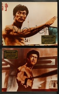 8g116 CHINESE CONNECTION 14 French LCs R1979 Lo Wei's Jing Wu Men, great images of Bruce Lee!