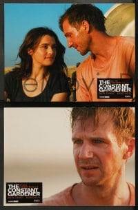 8g264 CONSTANT GARDENER 6 French LCs 2005 images of Ralph Fiennes & Rachel Weisz, romantic thriller!