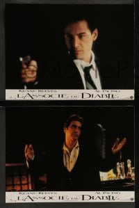 8g198 DEVIL'S ADVOCATE 8 French LCs 1997 Keanu Reeves, Al Pacino, Charlize Theron, Jeffrey Jones!