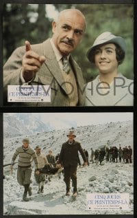 8g130 FIVE DAYS ONE SUMMER 12 French LCs 1982 Sean Connery, Fred Zinnemann, mountain climbing!
