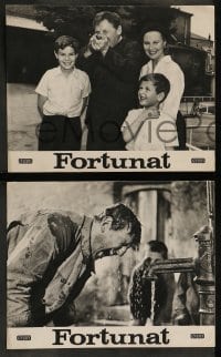 8g271 FORTUNATE 6 French LCs 1961 Bourvil & Michele Morgan hiding from Nazis!